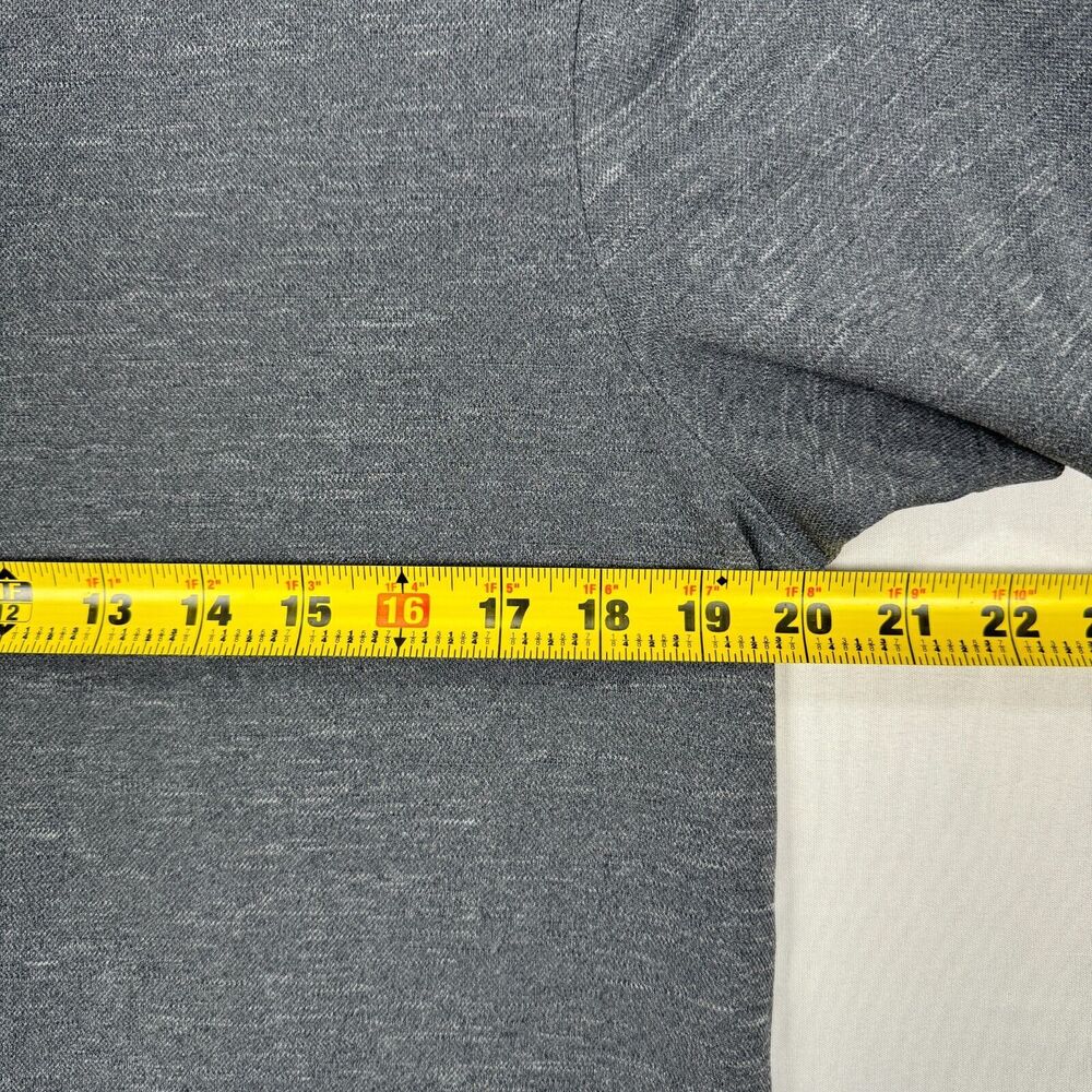 Champion Polo Snap Button Collar Gray Sport Athletic Shirt Mens Size Large - Picture 11 of 12